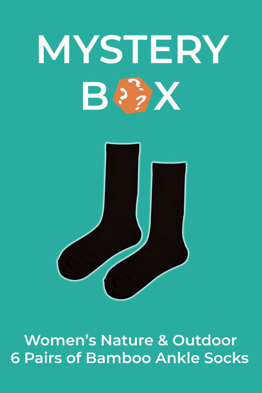 Women's Bamboo Ankle Socks Mystery Box - Multi, Nature & Outdoor