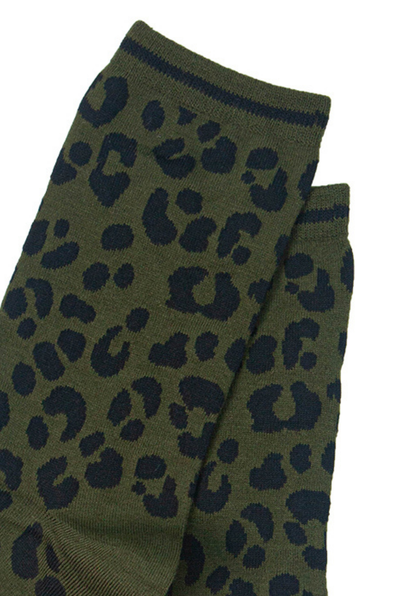 close up of the animal print pattern