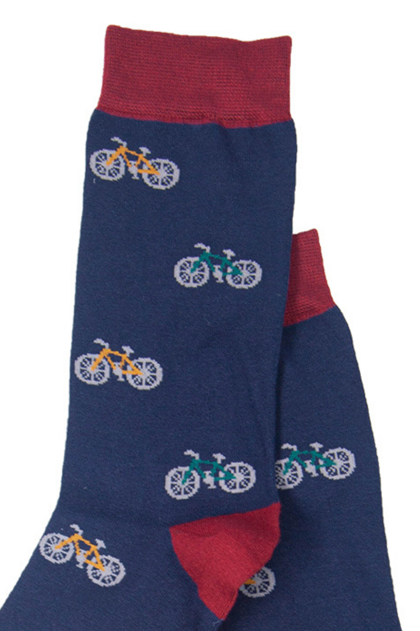 close up of bicycle print pattern