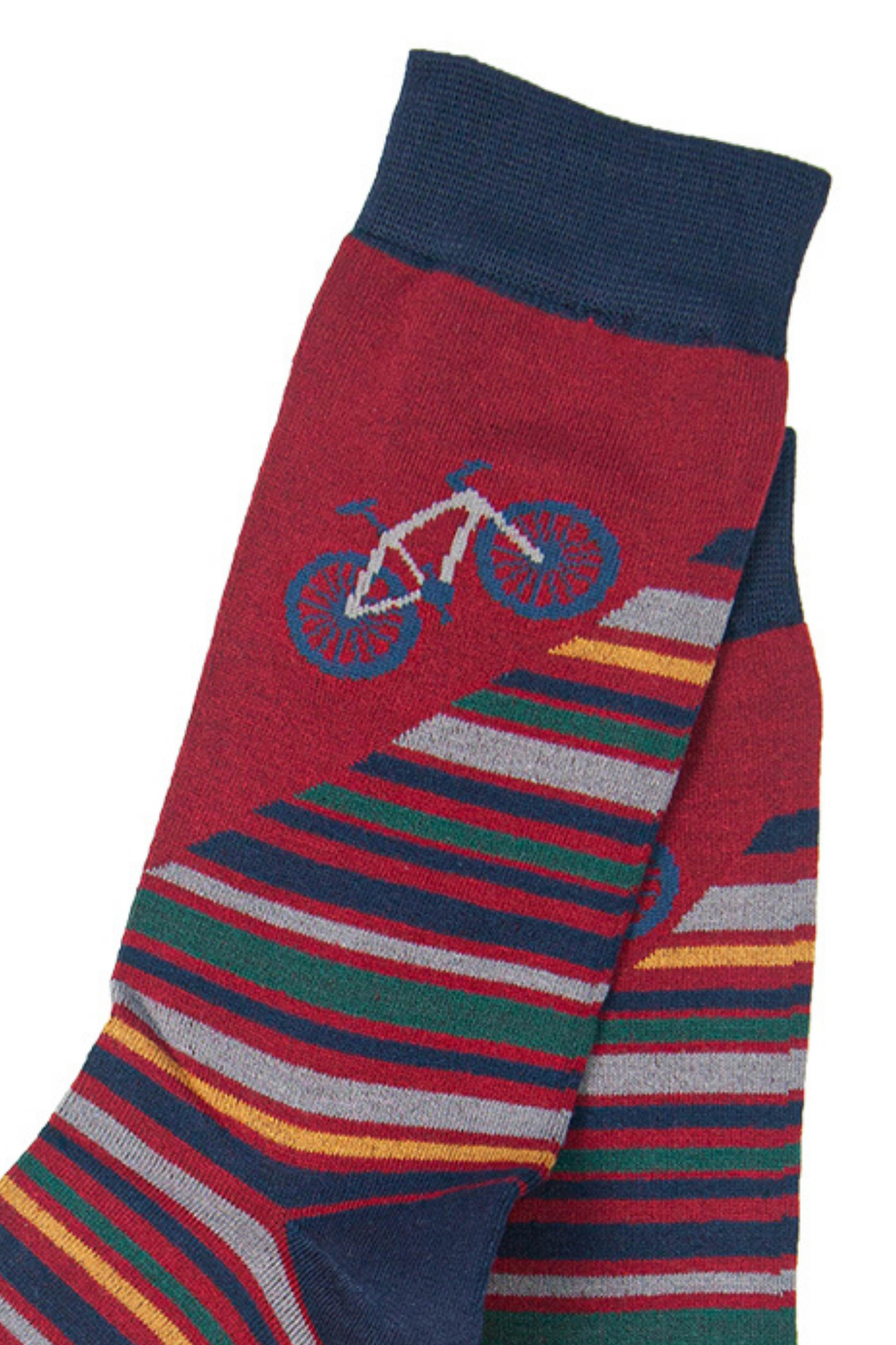 close up of the mountain bike and stripes