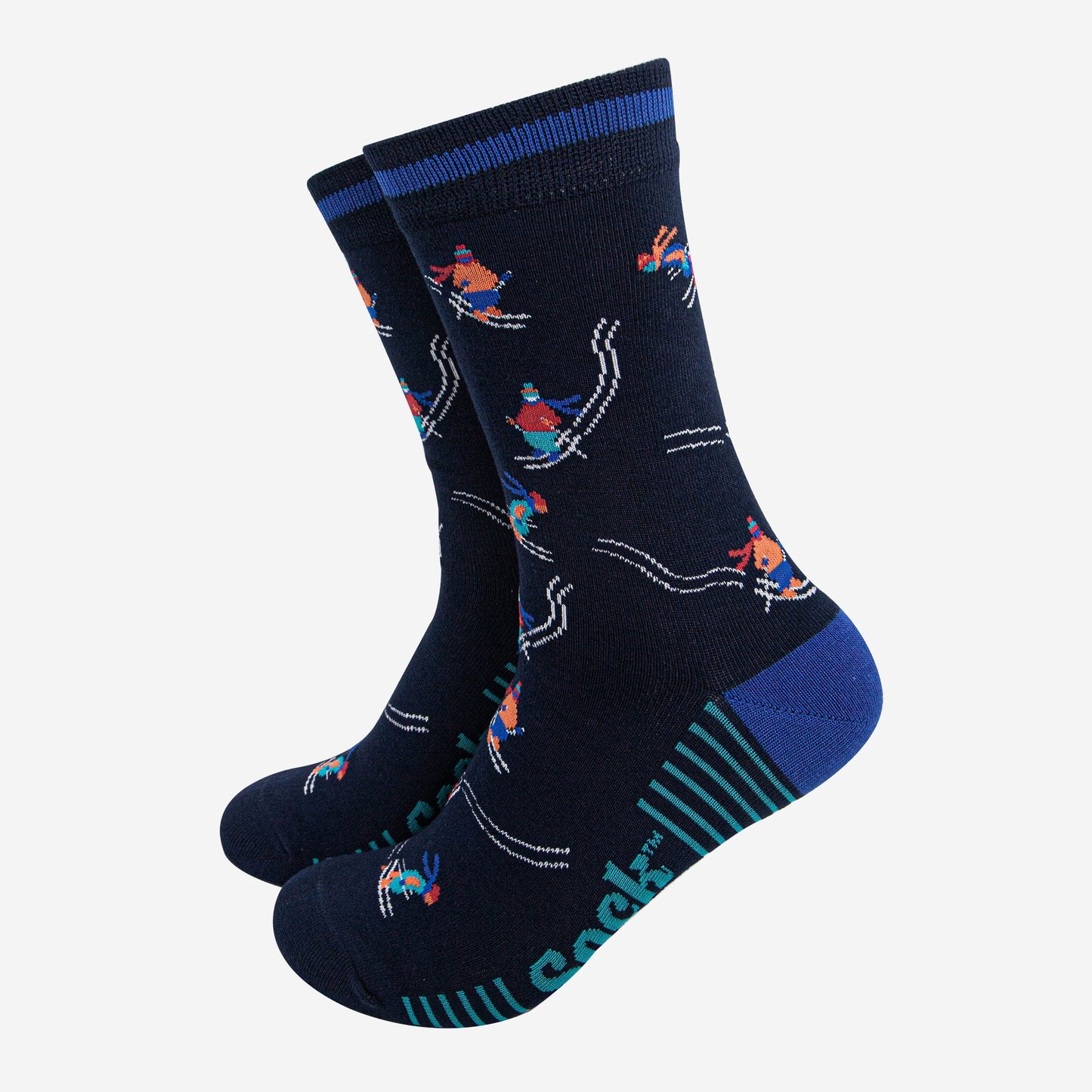 mens-bamboo-socks-navy-blue-skiing-sports