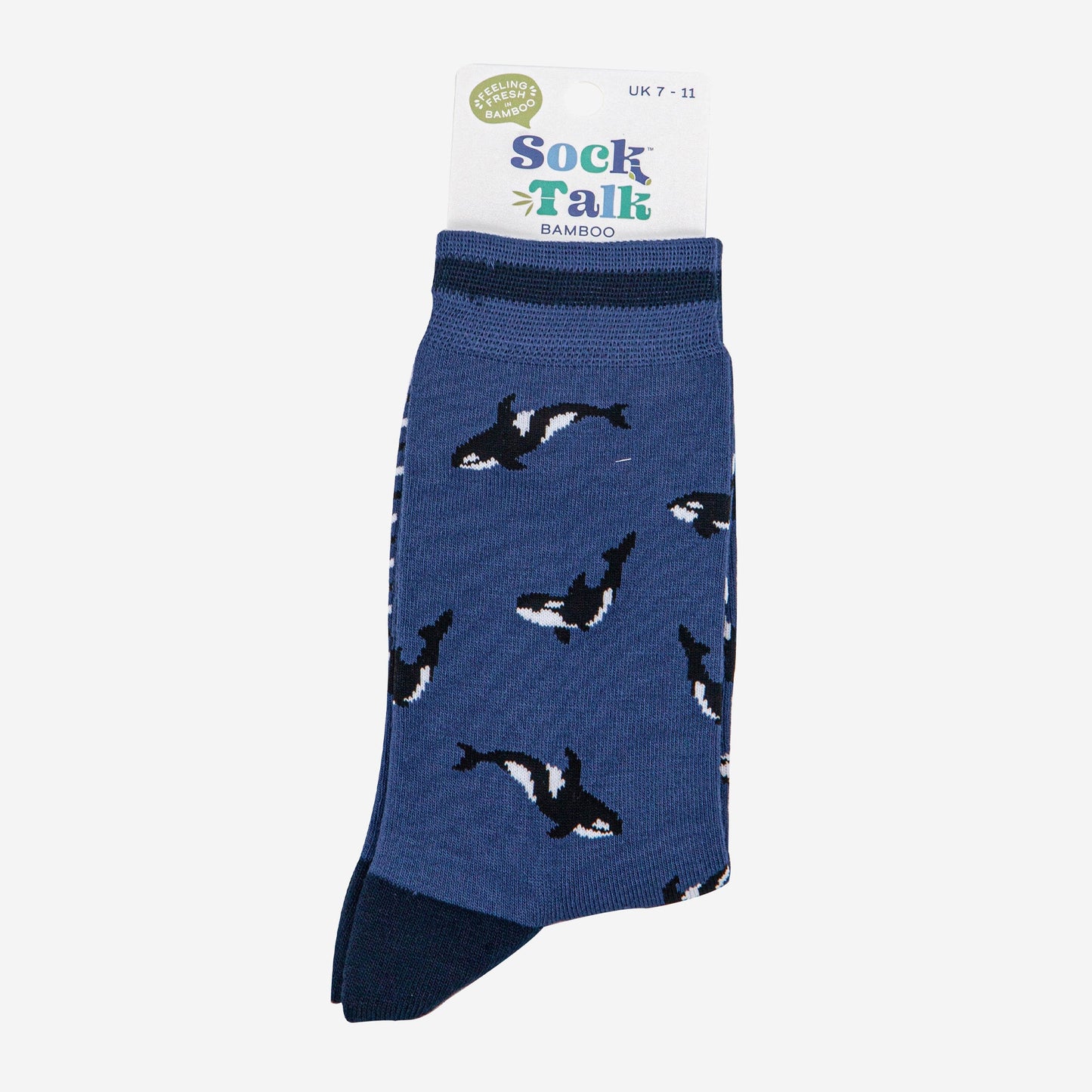 mens-bamboo-socks-denim-blue-navy-blue-orca-whales-in-sock-talk-packaging