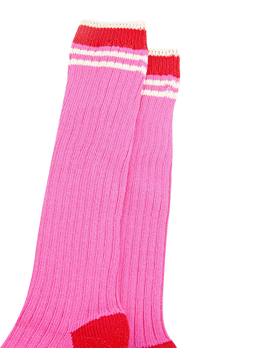 Striped-Combed-Cotton-Knee-High-Glitter-Socks-in-Pink-Red-close-up