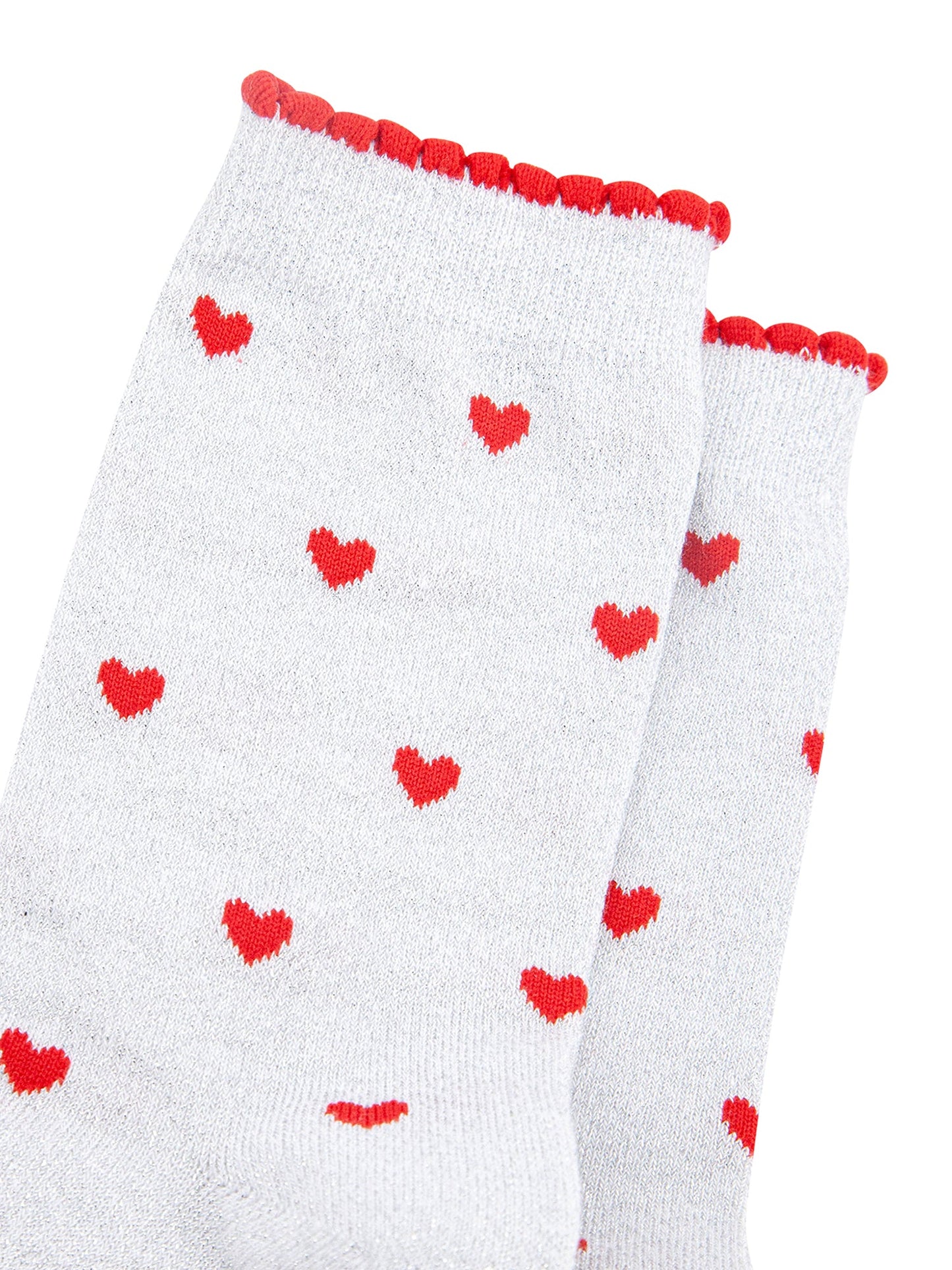 Love-Hearts-Combed-Cotton-Glitter-Socks-in-White-Red-close-up