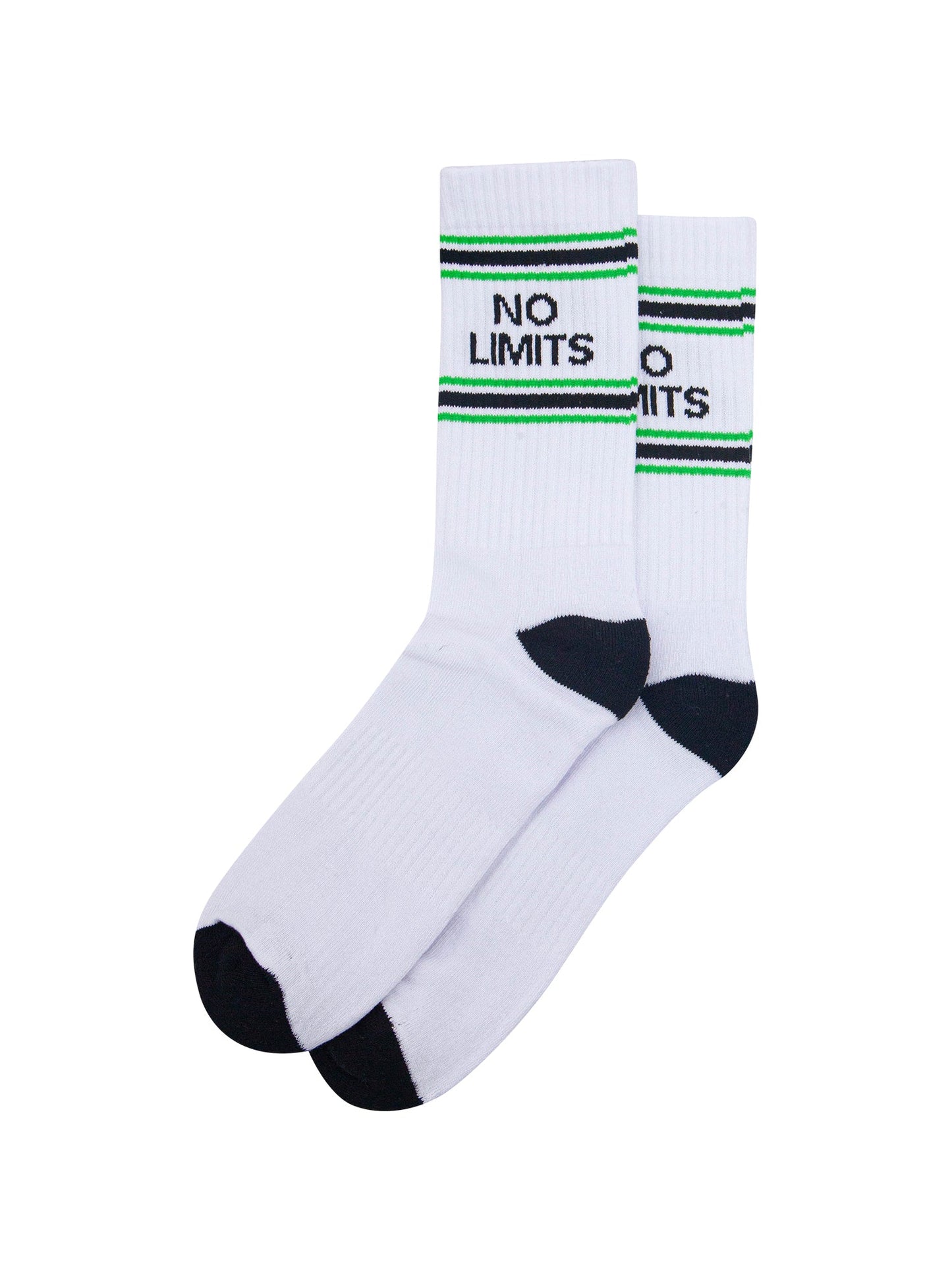 No-Limits-Organic-Cotton-Sports-Socks-in-White/Black-Laid-Flat