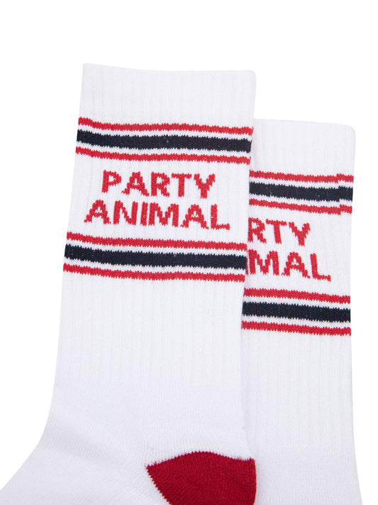 Party-Animal-Organic-Cotton-Sports-Socks-in-White/Red-Close-Up