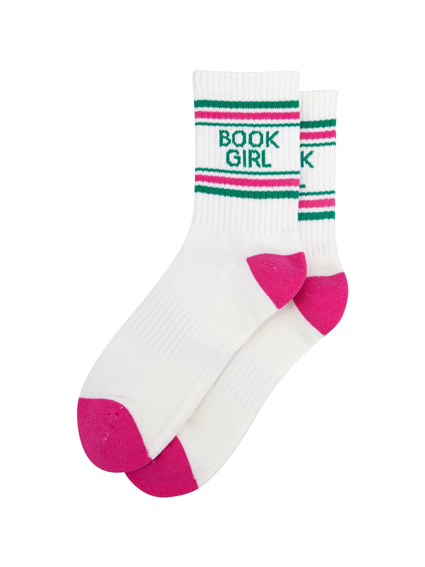 Book-Girl-Organic-Cotton-Sports-Socks-in-Cream-Lying-Flat