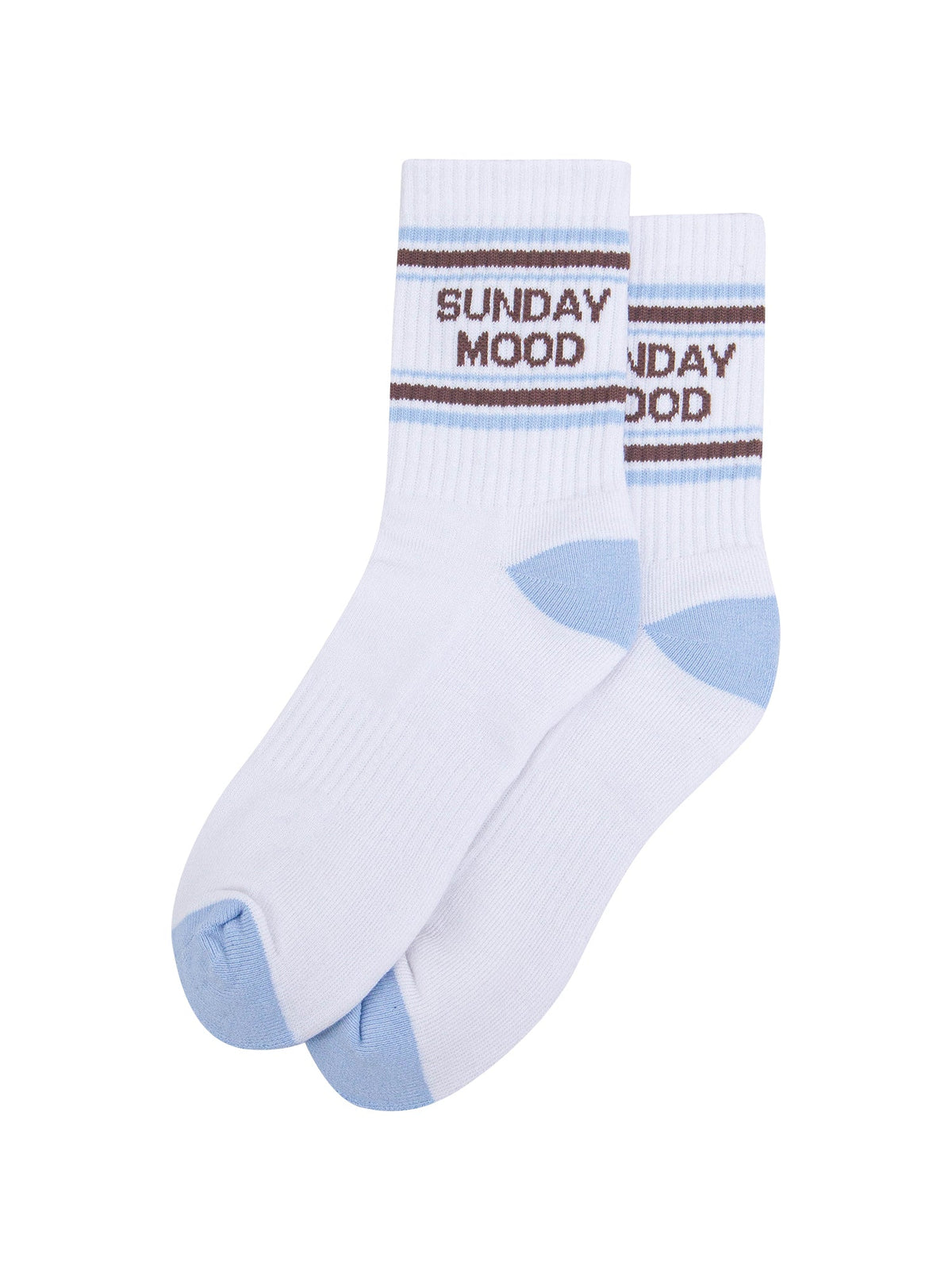 Sunday-Mood-Organic-Cotton-Sports-Socks-in-White/Icy-Blue-Laid-Flat