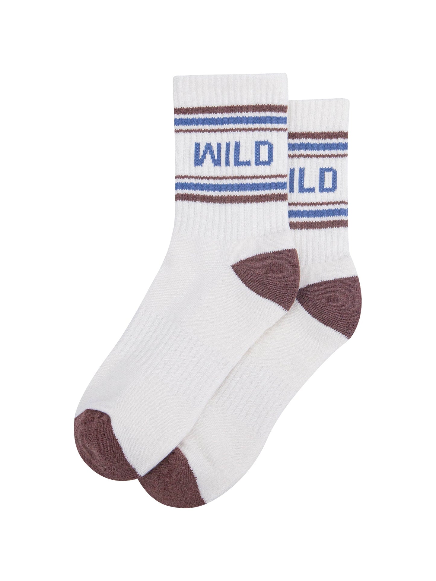 Wild-Organic-Cotton-Sports-Socks-in-White/Brown-Close-Up