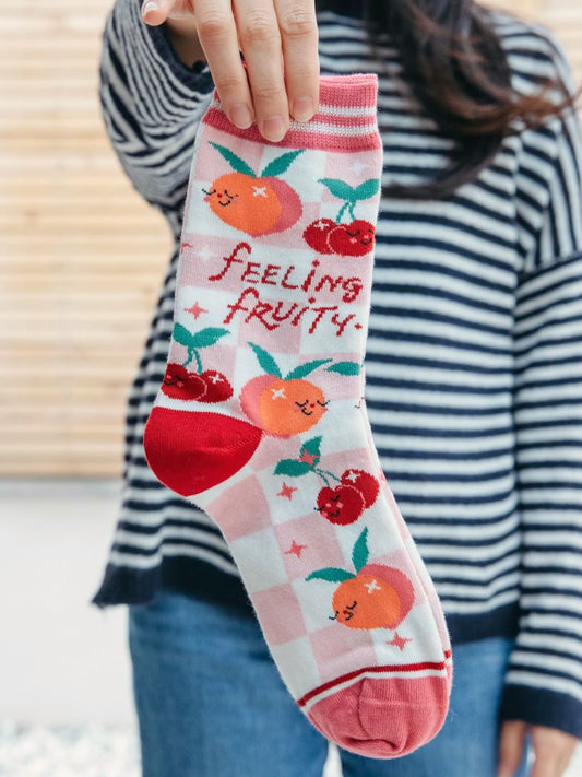 Feeling-fruity-printed-combed-cotton-sock