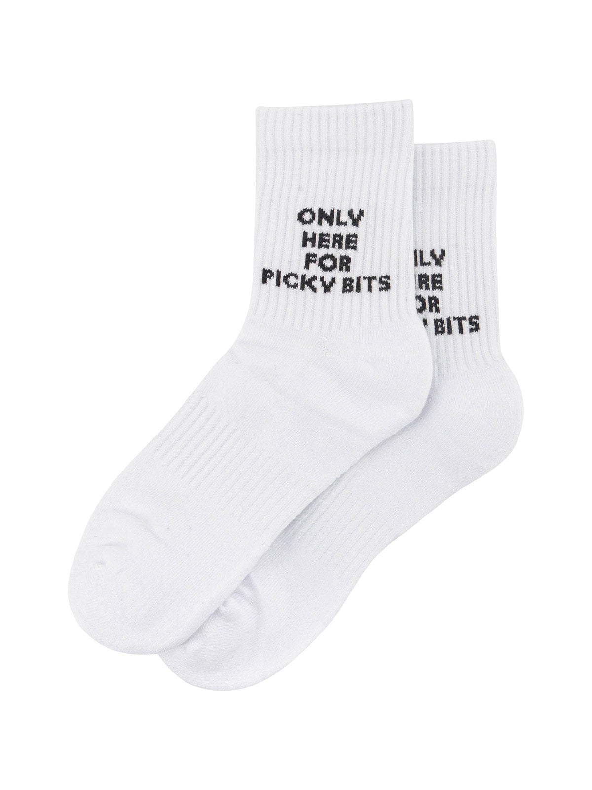 Only-Here-For-Picky-Bits-Organic-Cotton-Sports-Socks-in-White-Laid-Flat