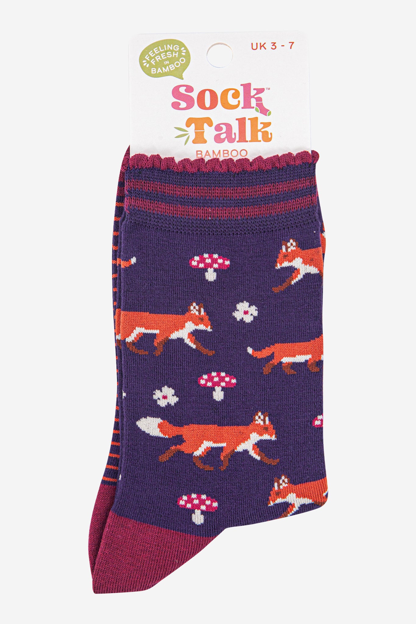 womens-bamboo-socks-navy-blue-berry-fox-and-toadstool-in-sock-talk-packaging
