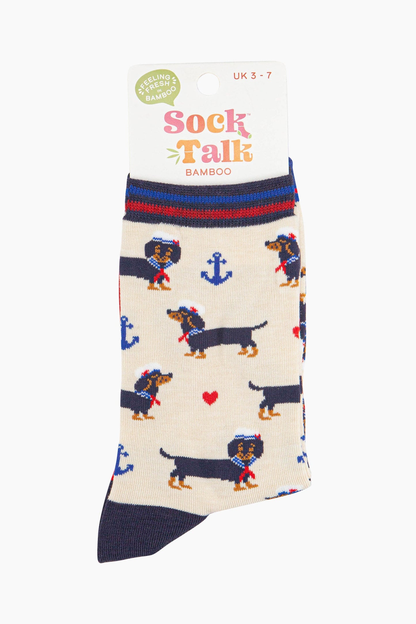 womens-bamboo-socks-cream-sausage-dog-sailor-in-sock-talk-packaging-uk-size-3-7