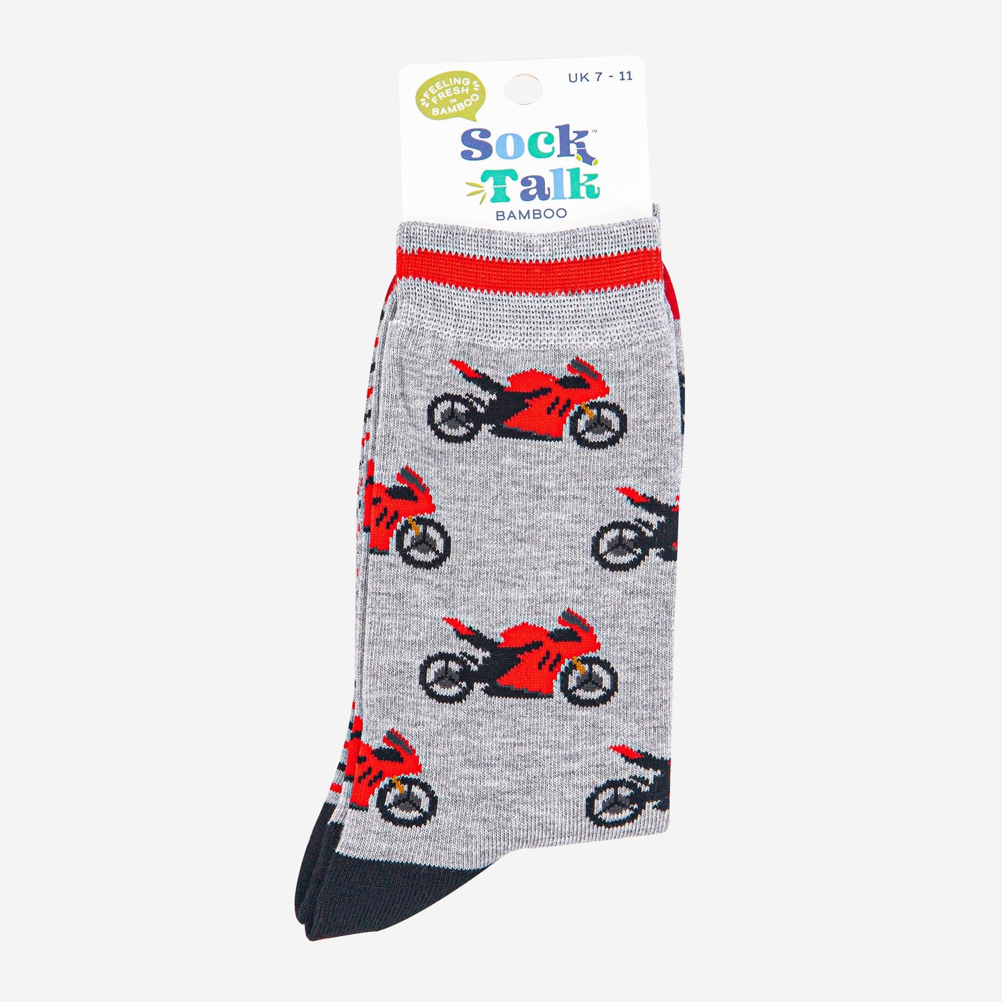 mens-bamboo-socks-light-grey-red-motorbikes-in-sock-talk-packaging