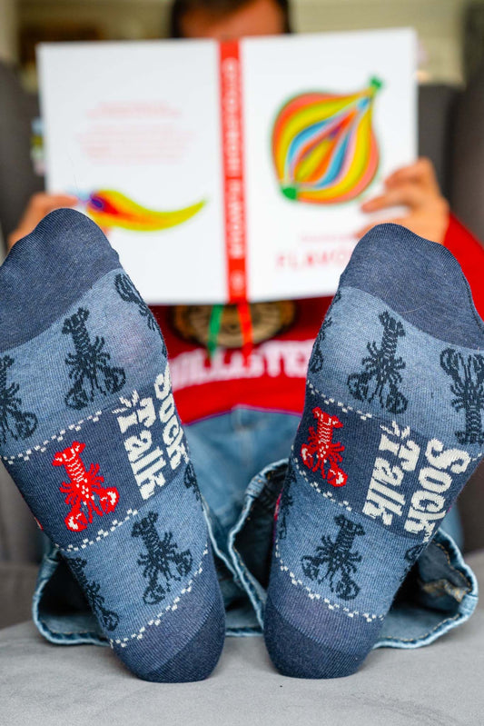 lobster-fair-isle-print-bamboo-socks-blue-red