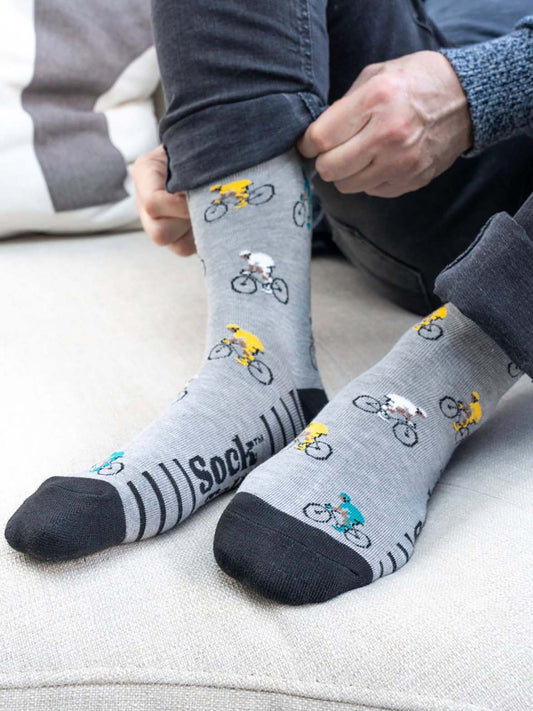 grey-and-black-bike-print-bamboo-socks