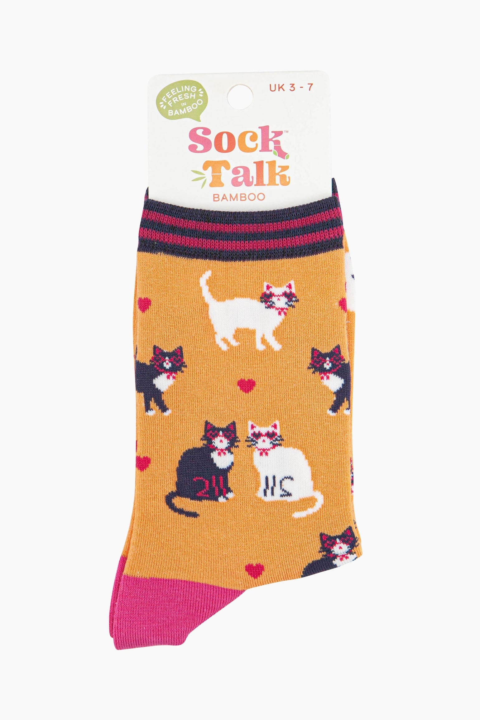 womens-bamboo-socks-orange-cats-and-love-hearts-in-sock-talk-packaging-uk-size-3-7