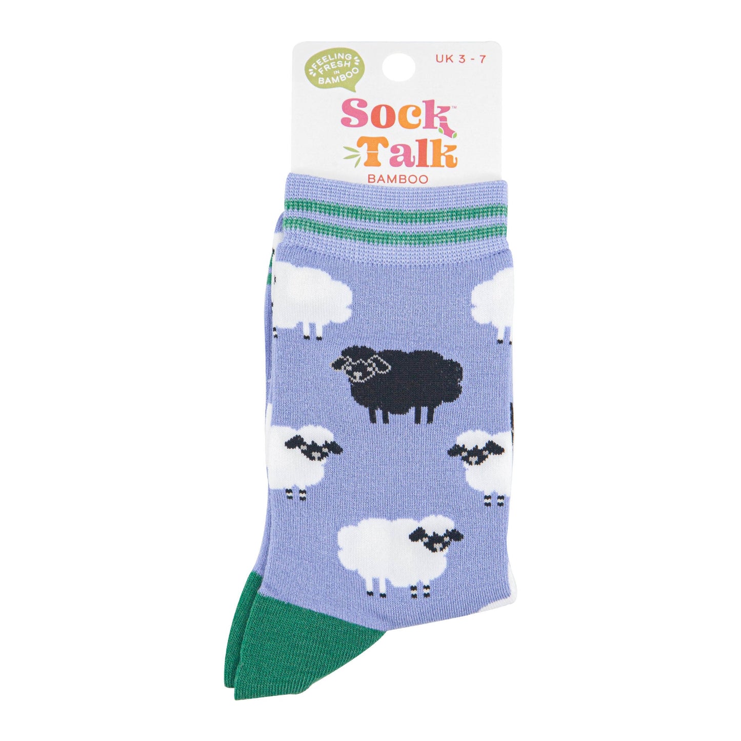 womens-bamboo-socks-light-blue-green-black-sheep-in-sock-talk-packaging