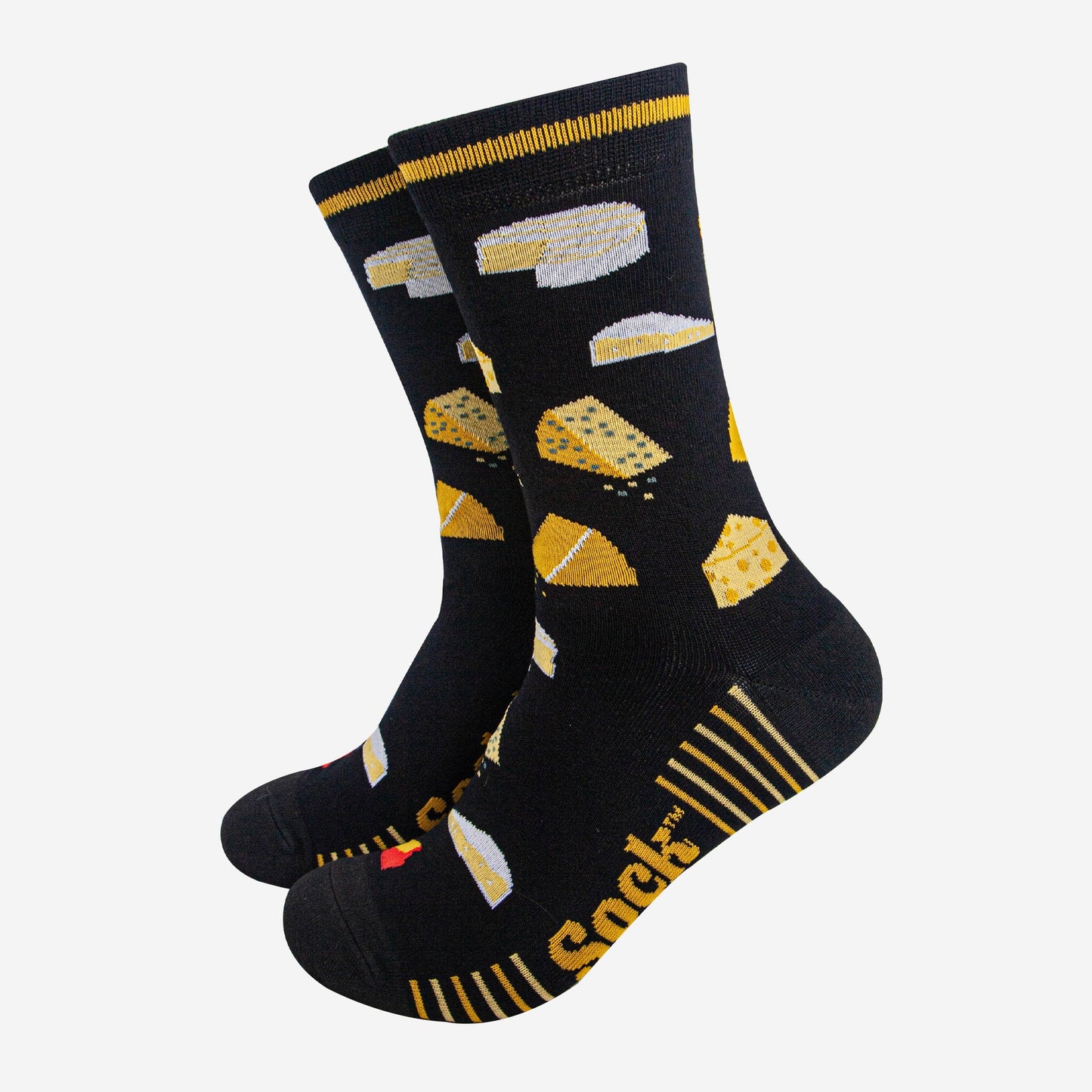 mens-bamboo-socks-black-cheese-brie-edam
