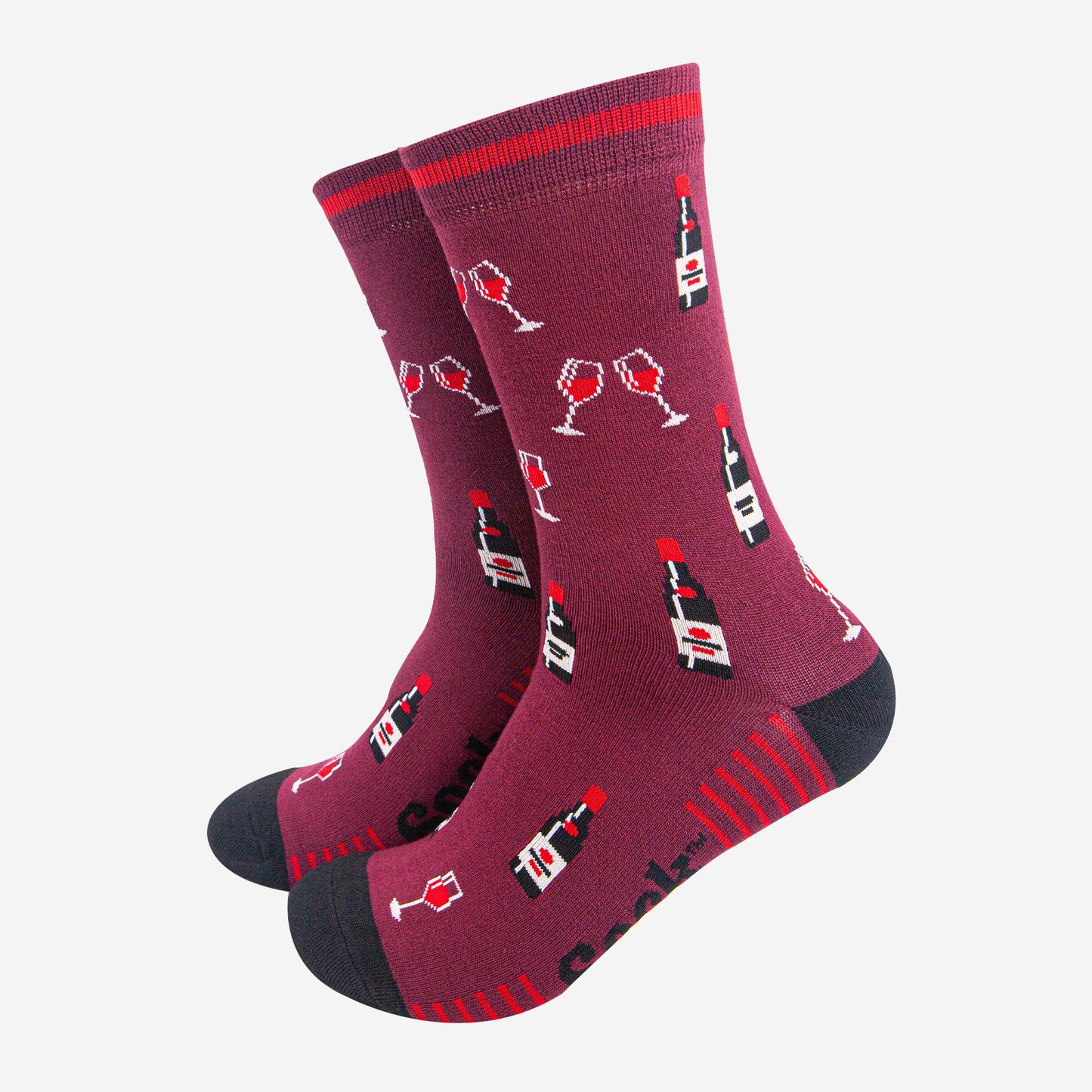 mens-bamboo-socks-burgundy-black-red-wine-bordeaux