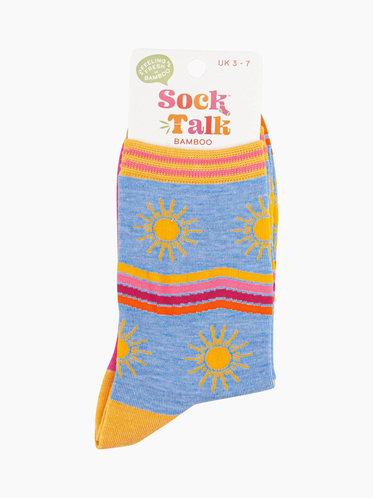 womens-bamboo-socks-blue-sunshine-wavy-stripes-in-sock-talk-packaging-uk-size-3-7