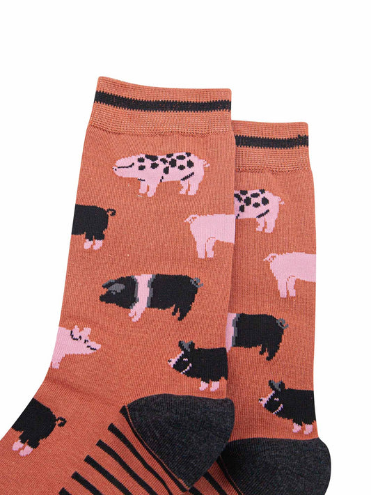 mens-bamboo-socks-rust-pigs-close-up-a-varitety-of-pig-breeds-spotted-striped-pink