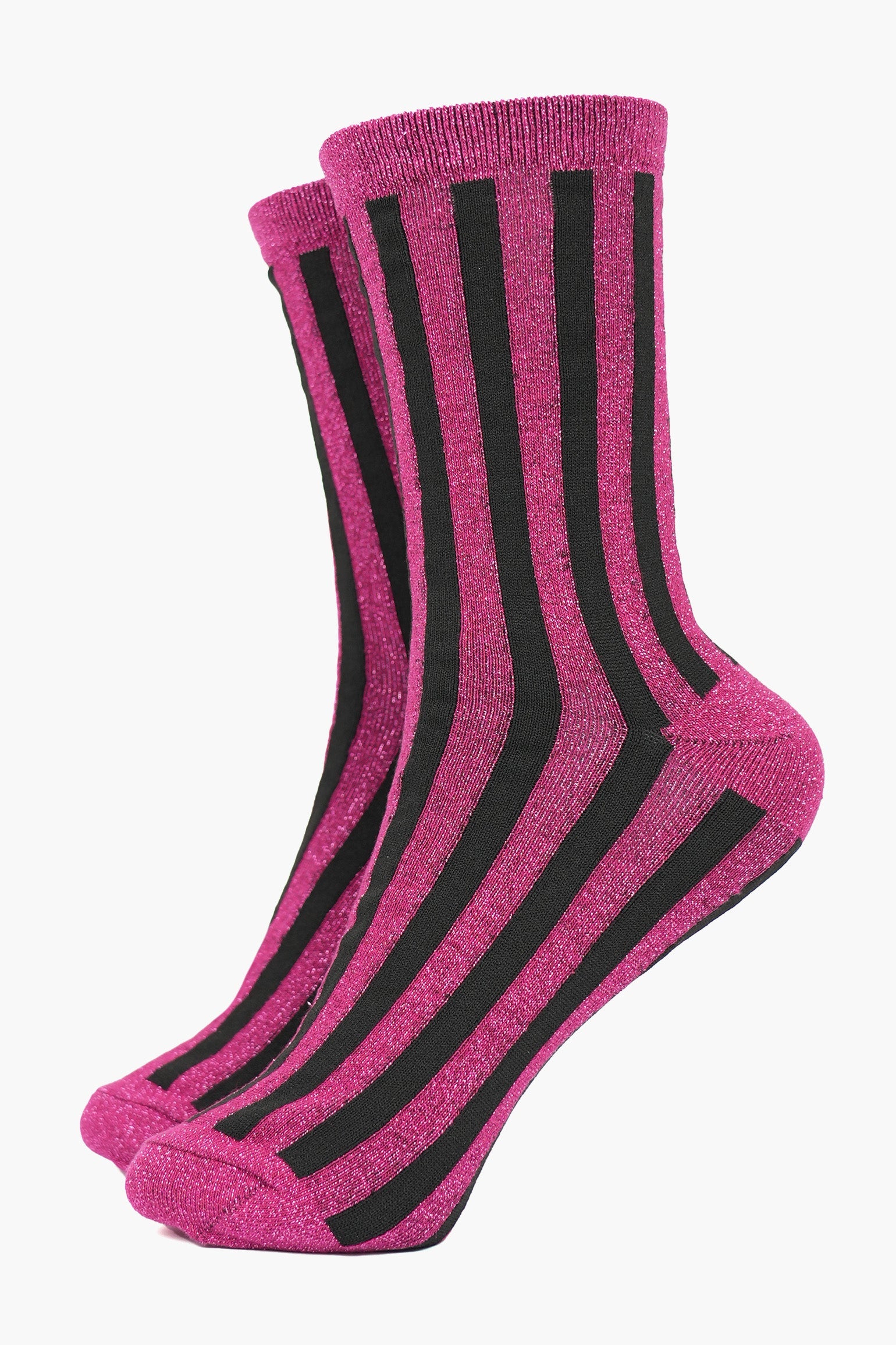 womens-berry-vertical-stripe-glitter-socks