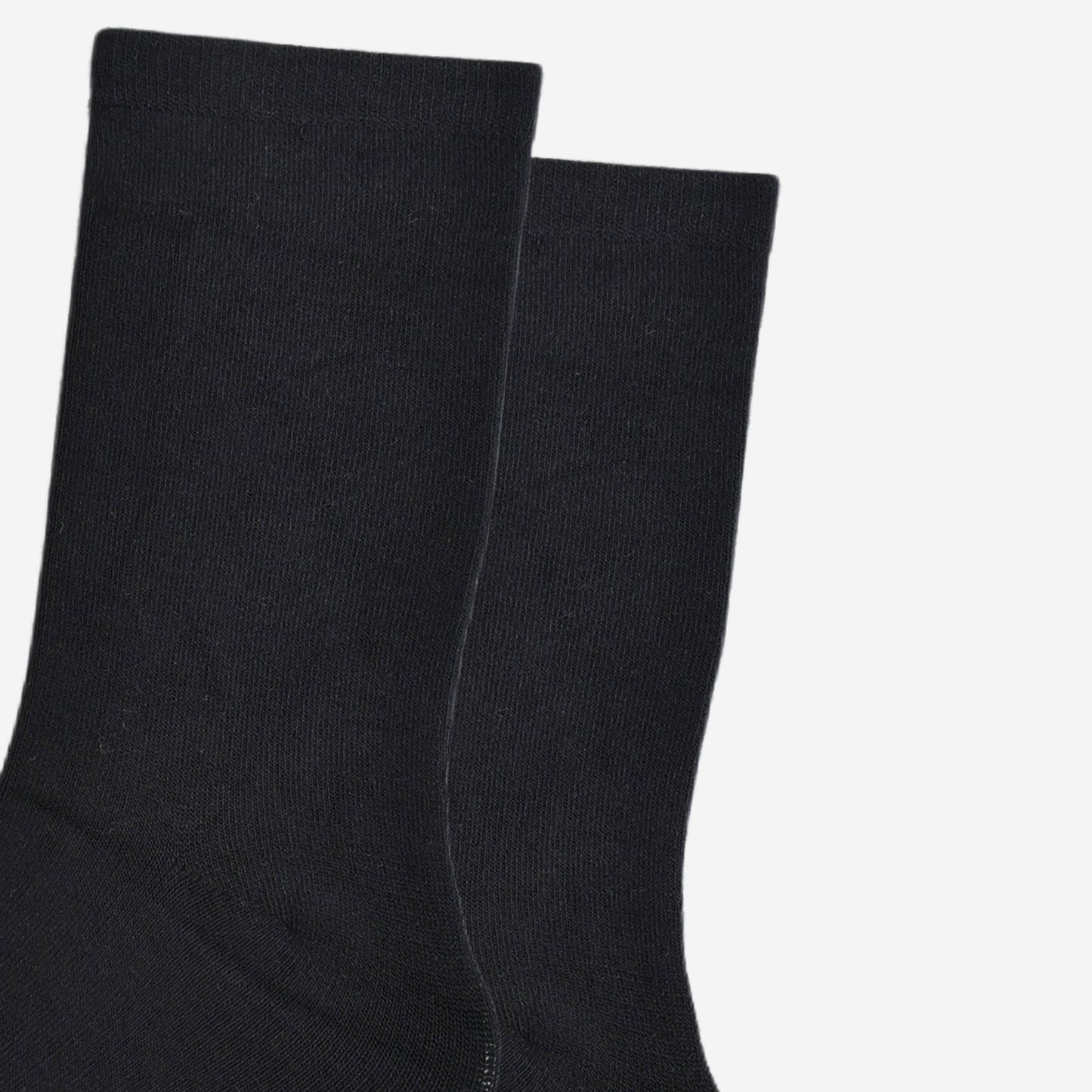 Women's Solid Bamboo Socks - Black