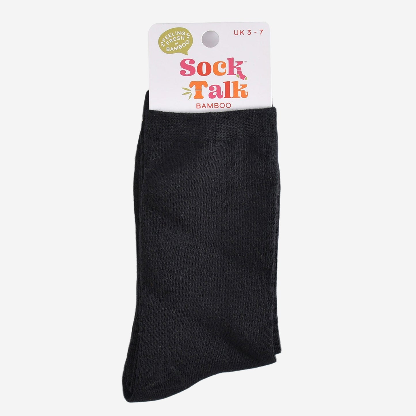 Women's Solid Bamboo Socks - Black