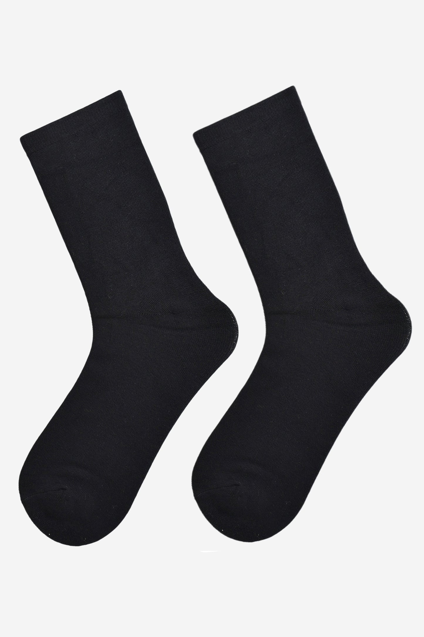 Women's Solid Bamboo Socks - Black