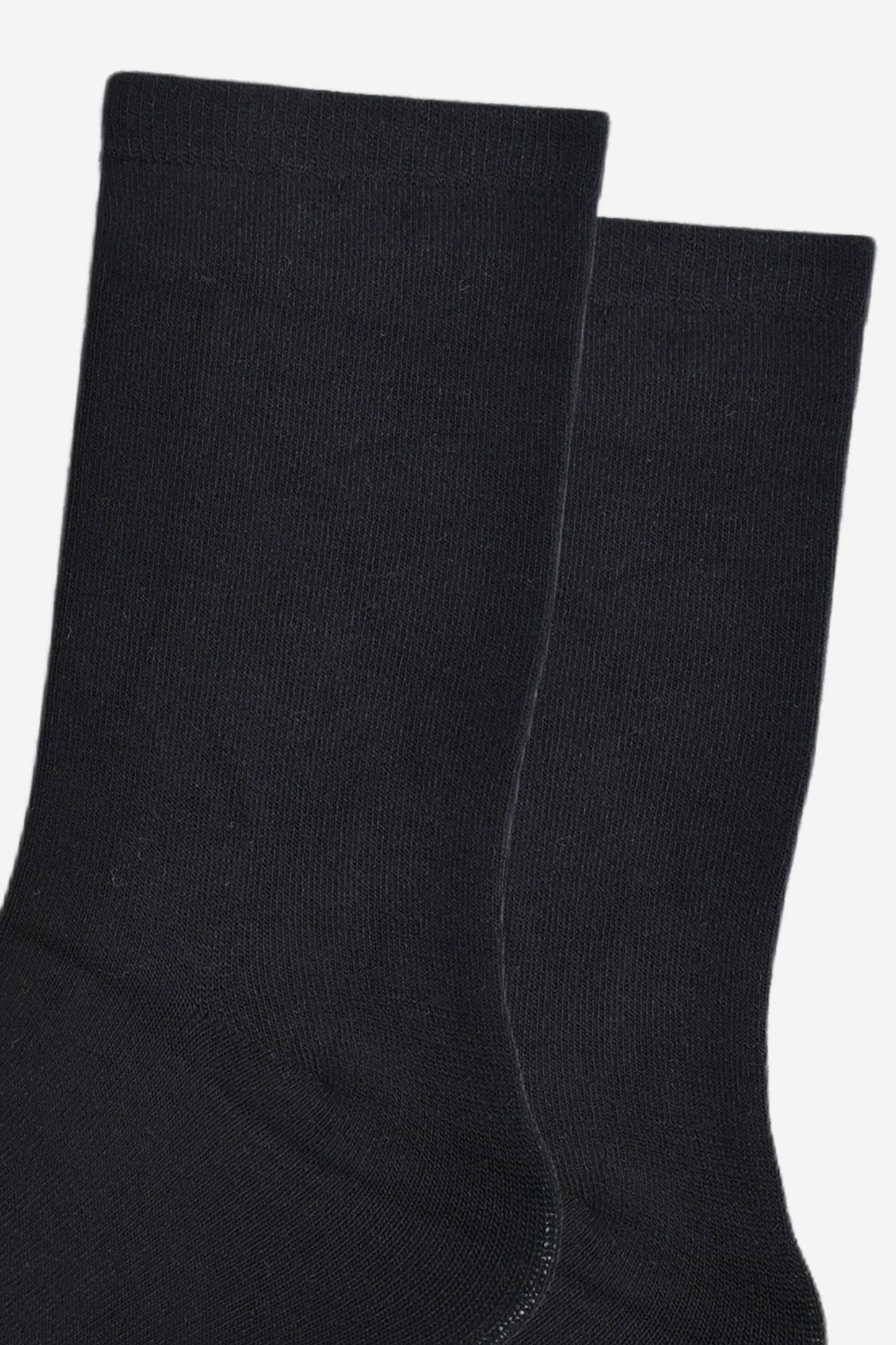 Women's Solid Bamboo Socks - Black