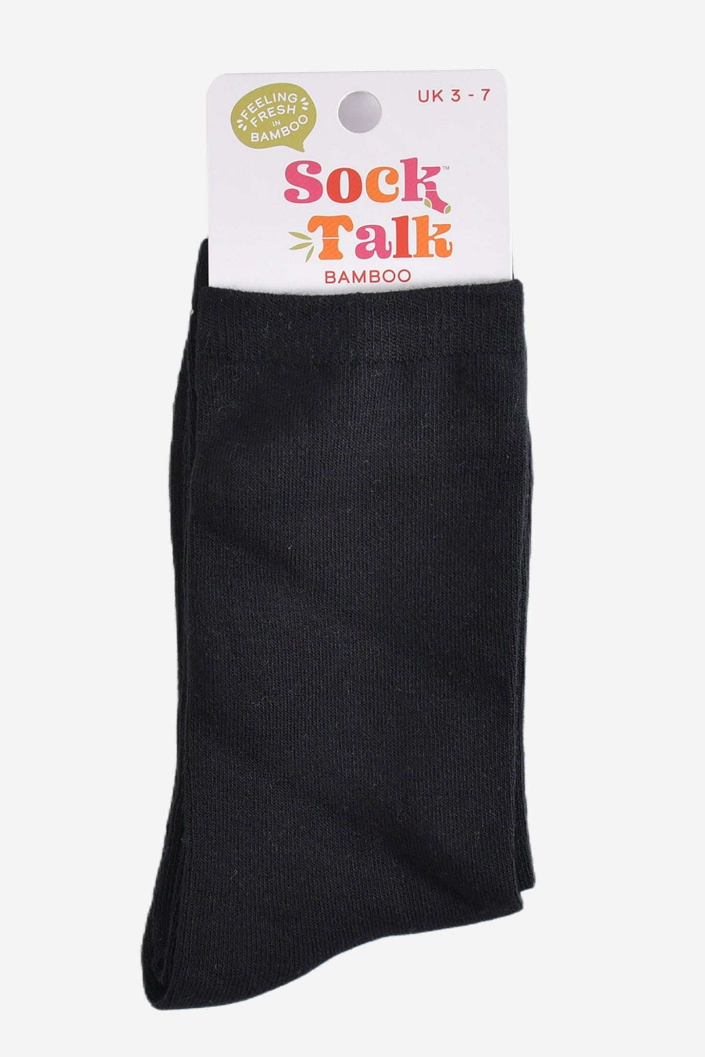 Women's Solid Bamboo Socks - Black