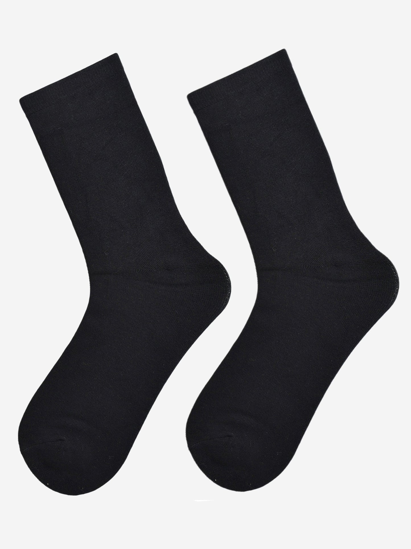 Women's Solid Bamboo Socks - Black