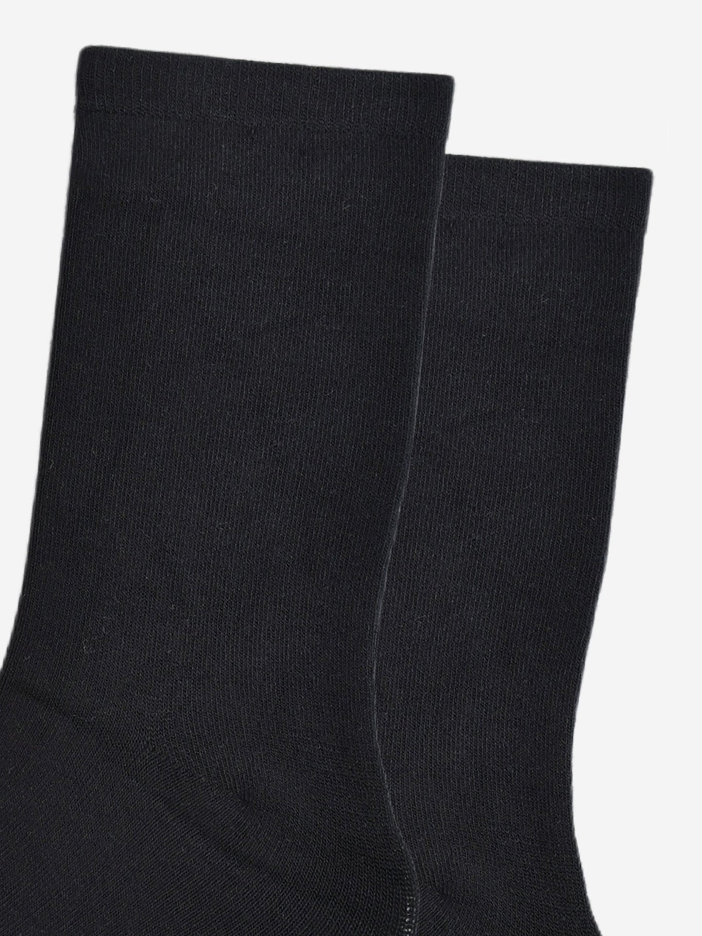Women's Solid Bamboo Socks - Black