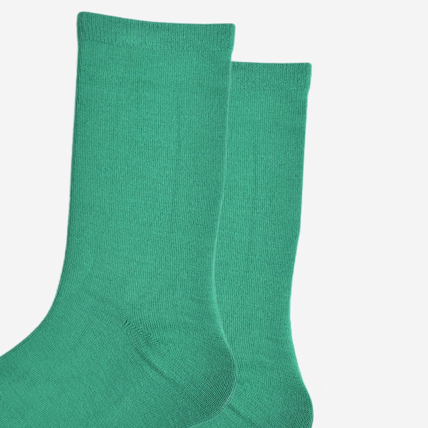 Women's Solid Bamboo Socks - Bright Green