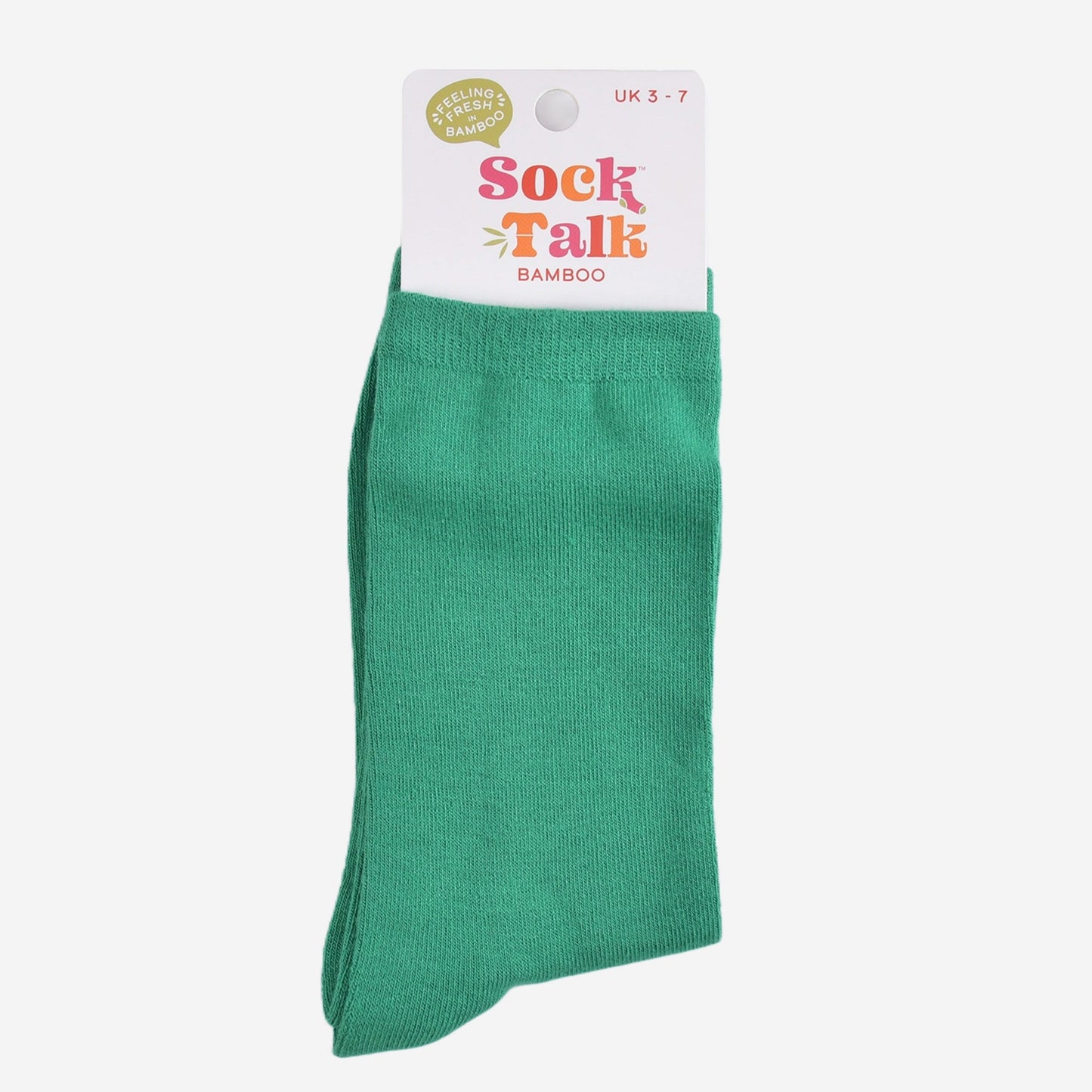 Women's Solid Bamboo Socks - Bright Green