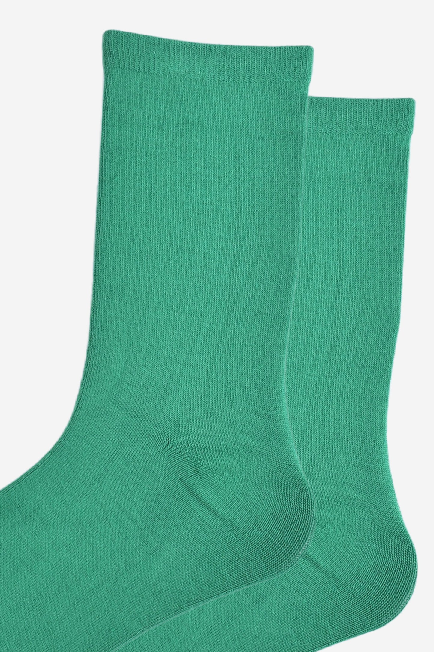 Women's Solid Bamboo Socks - Bright Green