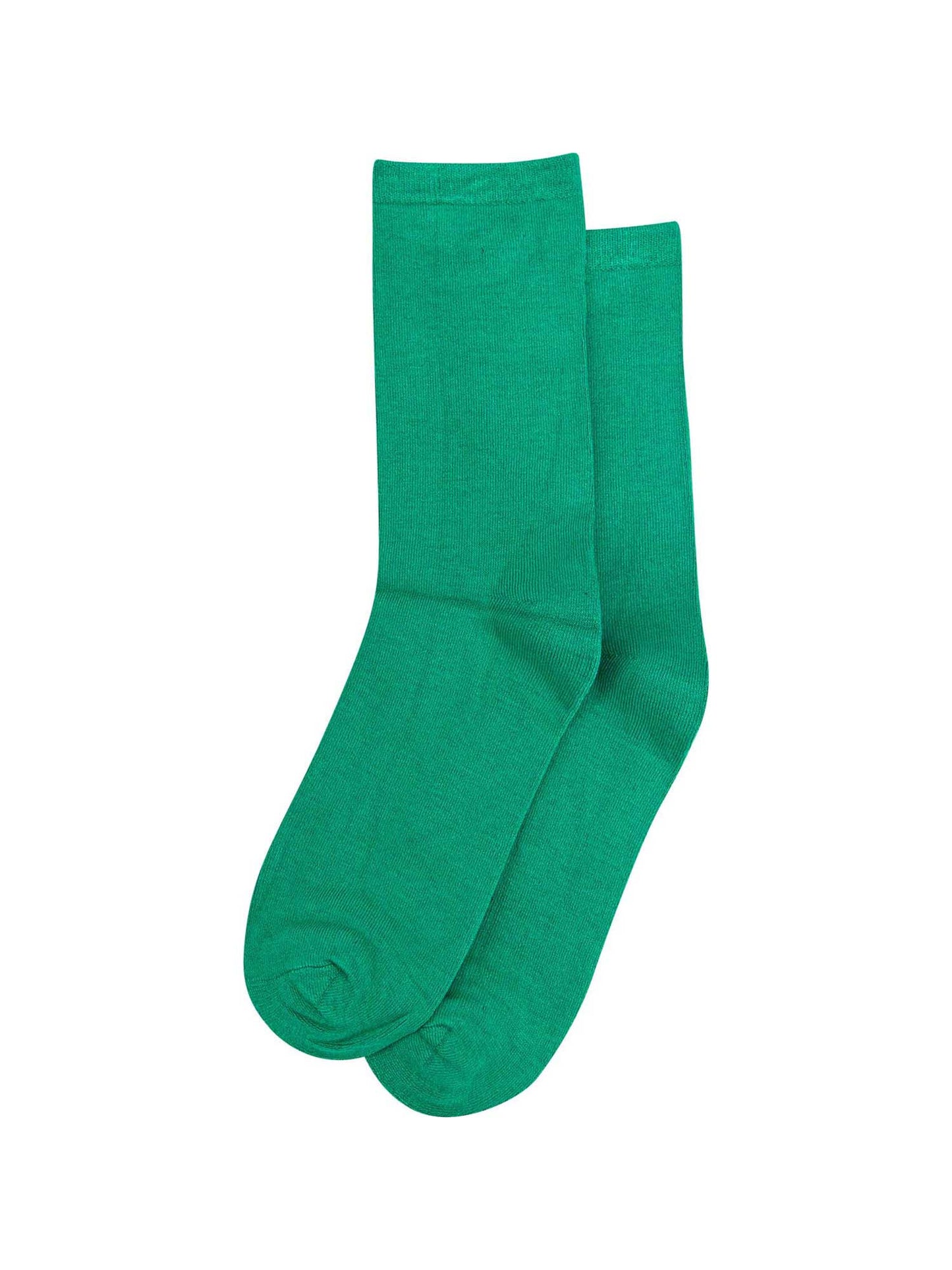womens plain green bamboo ankle socks