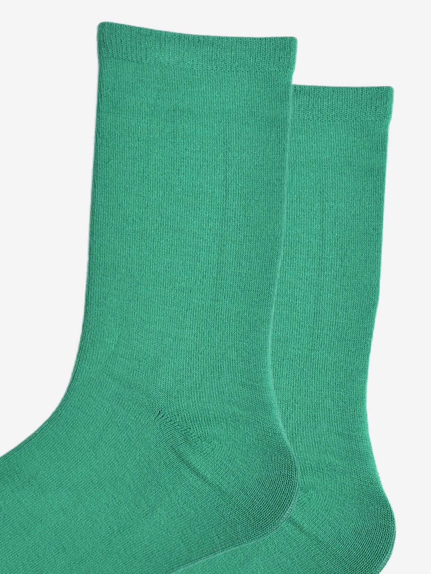 Women's Solid Bamboo Socks - Bright Green