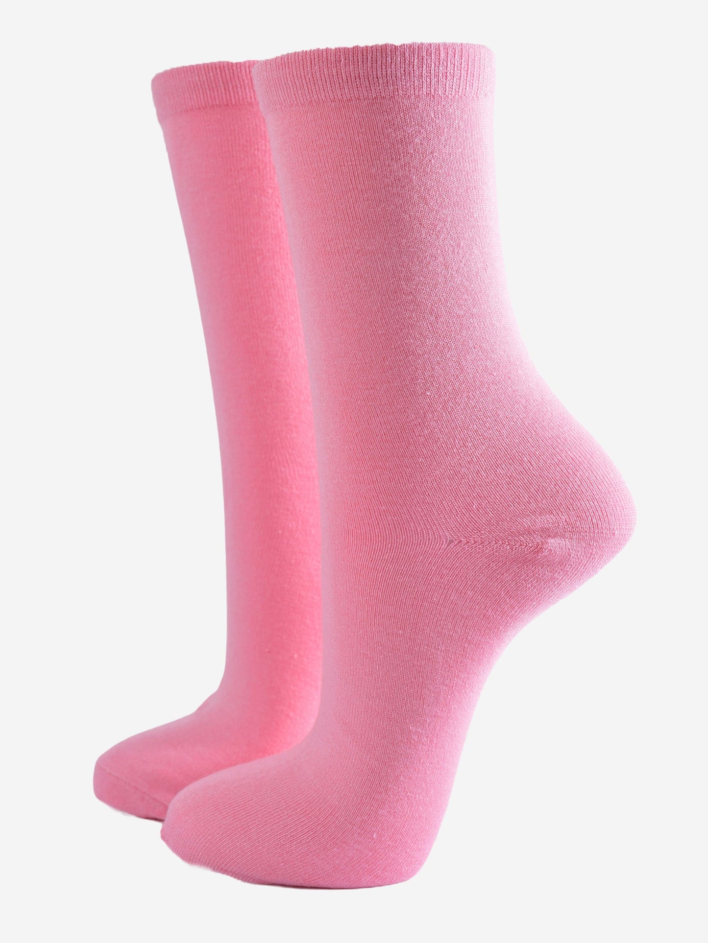 Women's Solid Bamboo Socks - Pink