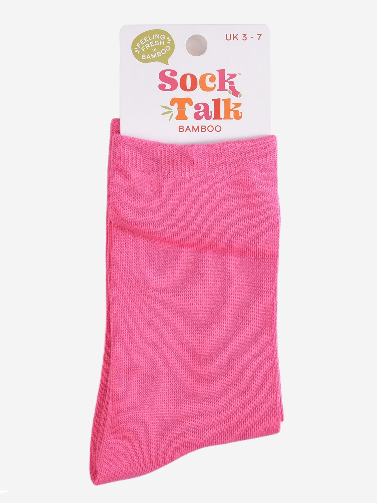 Women's Solid Bamboo Socks - Hot Pink