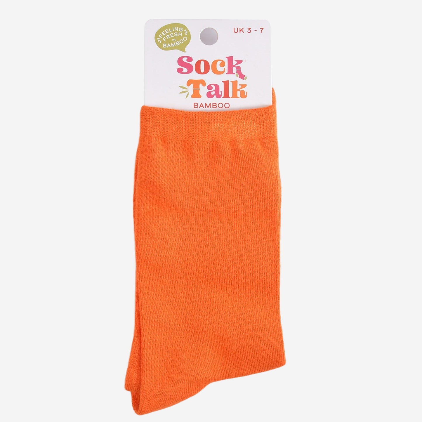 Women's Solid Bamboo Socks - Orange