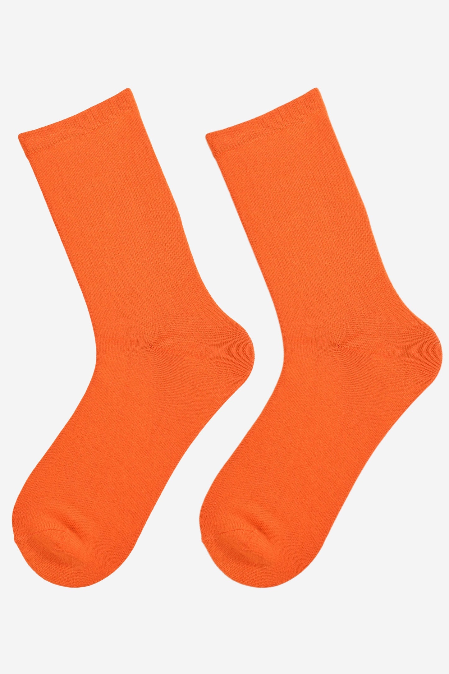 Women's Solid Bamboo Socks - Orange