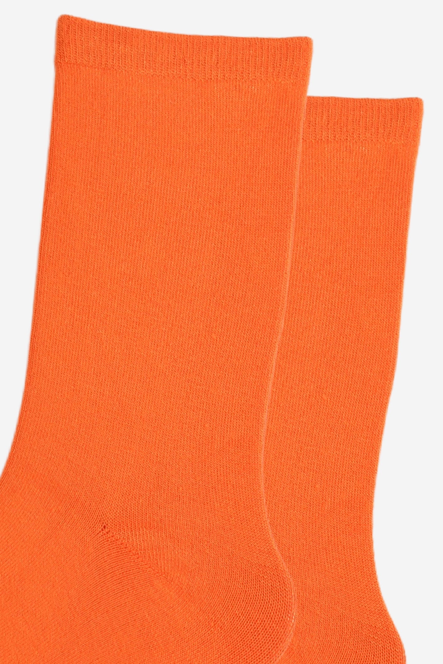 Women's Solid Bamboo Socks - Orange