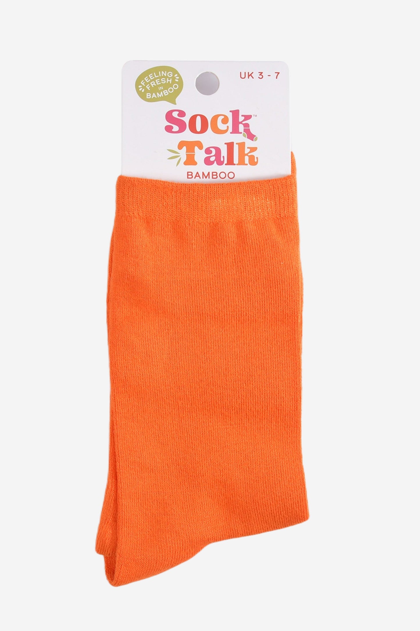 Women's Solid Bamboo Socks - Orange