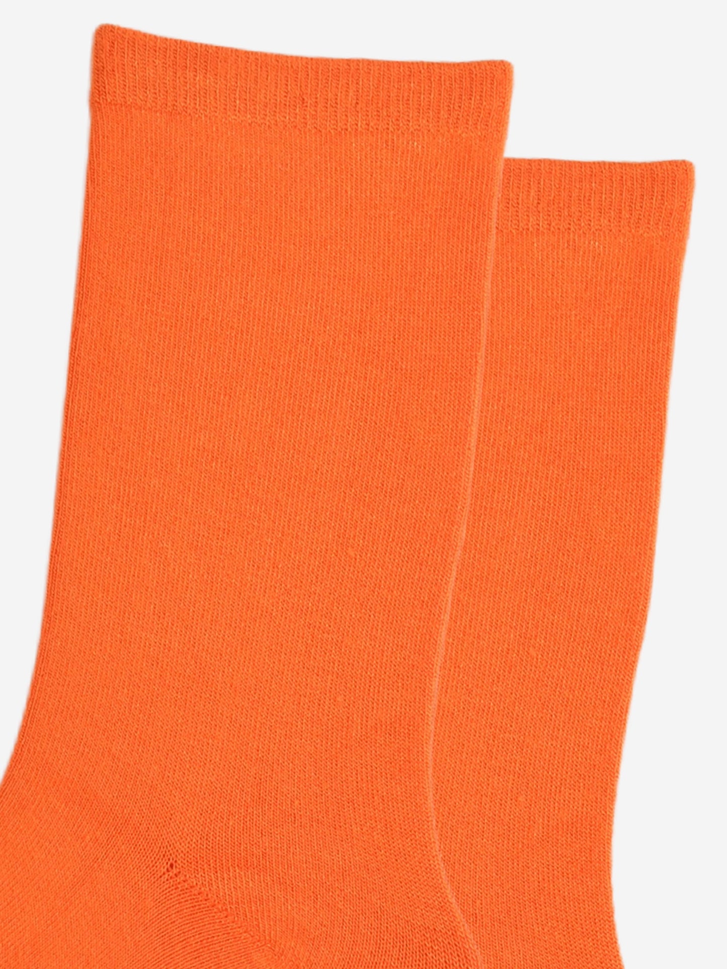 Women's Solid Bamboo Socks - Orange