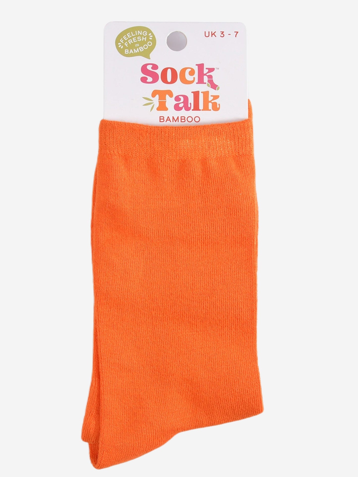 Women's Solid Bamboo Socks - Orange
