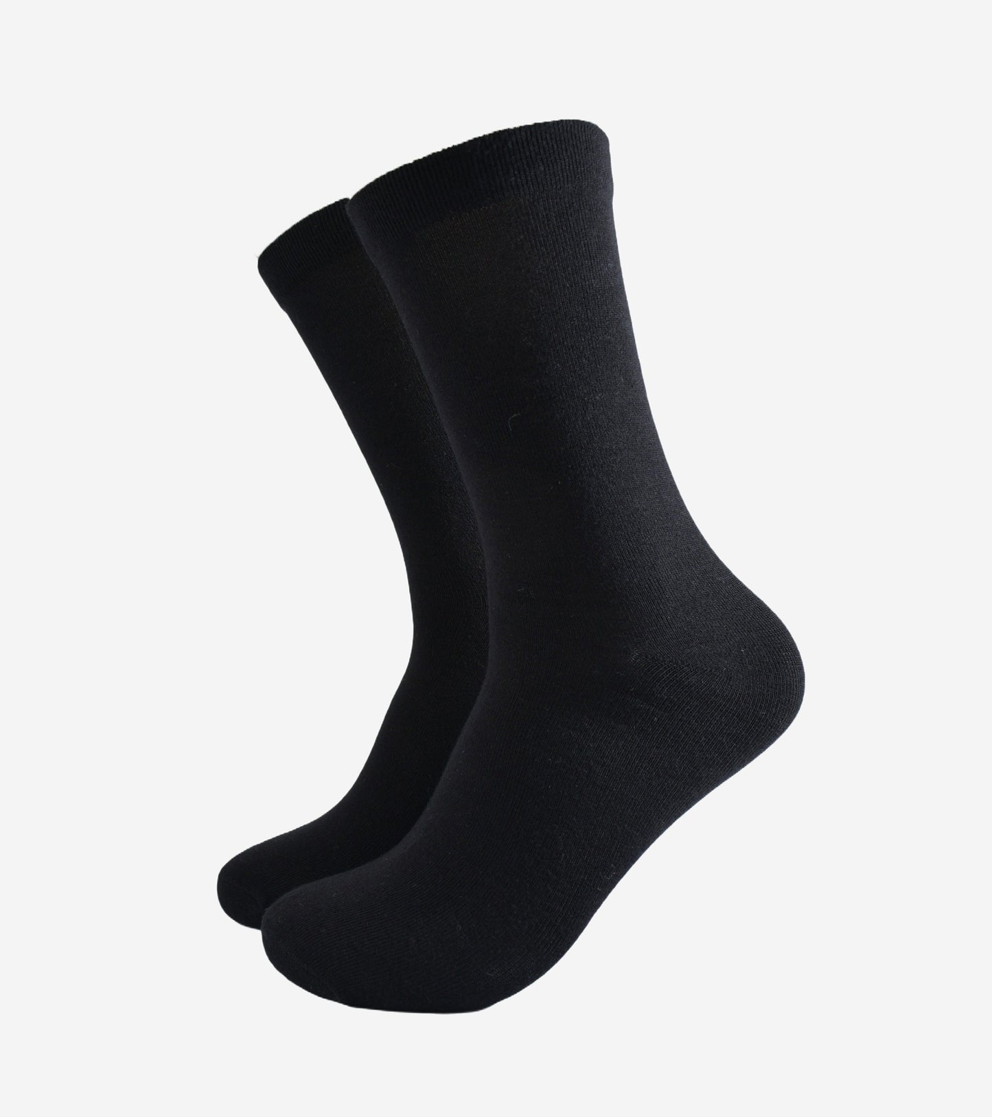 mens plain black bamboo socks