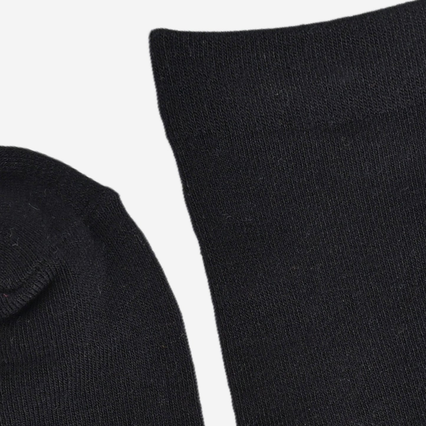 close up of the toe and cuff of the socks, they are the same colour as the body of the socks