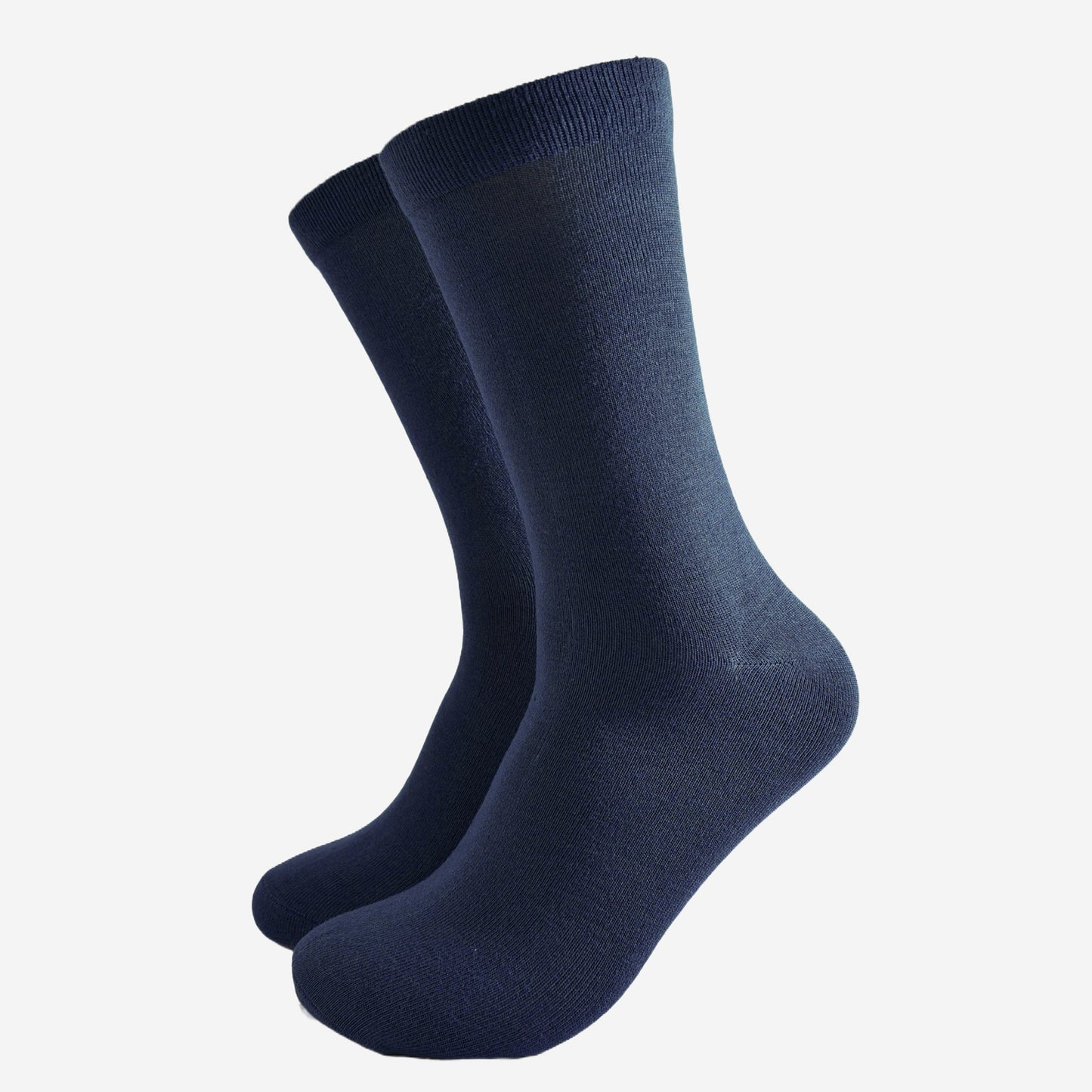 mens plain navy blue bamboo socks